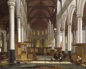 Interior de Iglesia de Emanuel de Witte